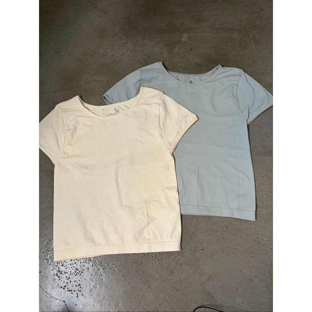Free People Intimately Cap Crop Sleeve Tee Bundle